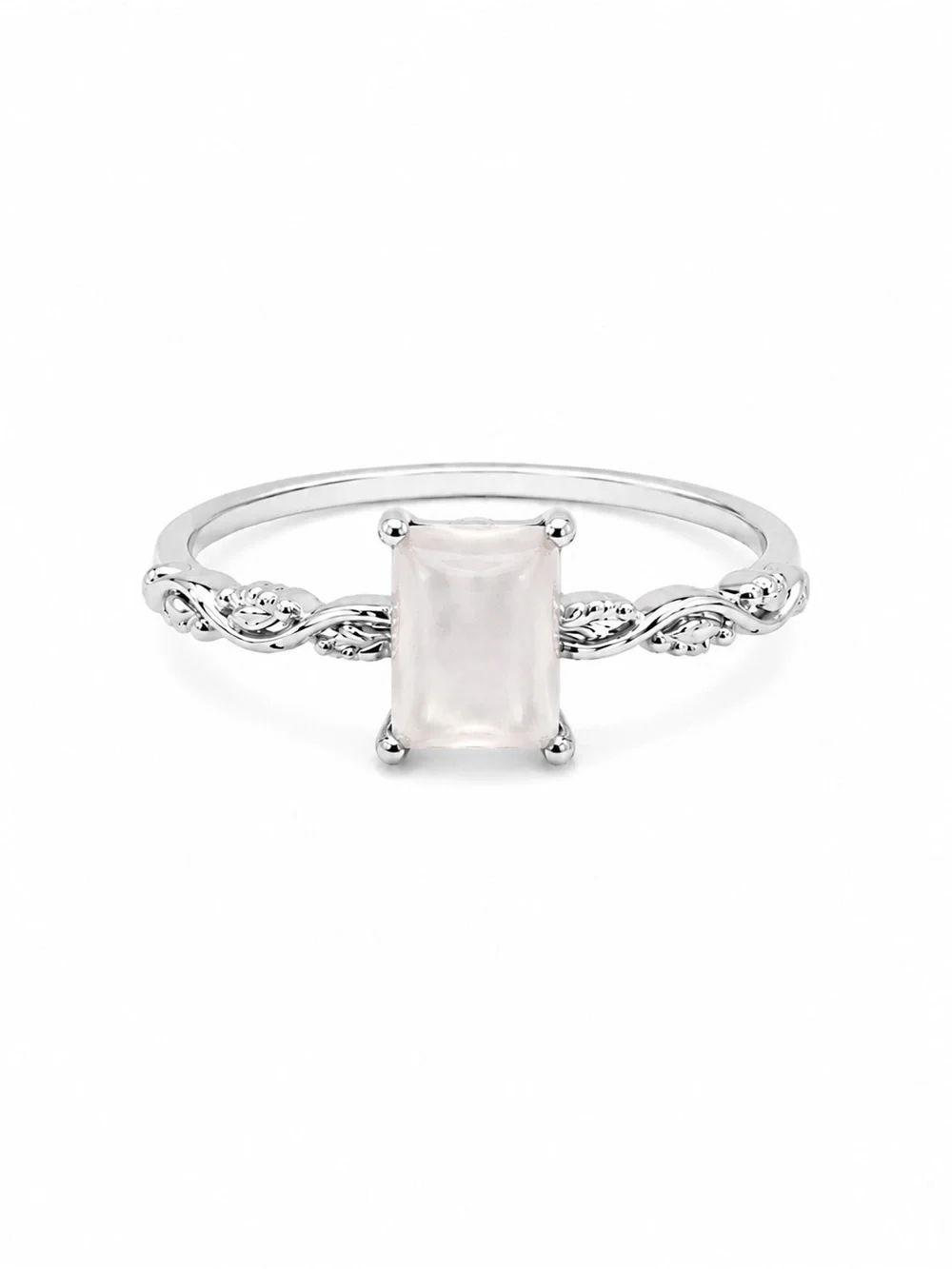 Rose Quartz Ring (S925) R94